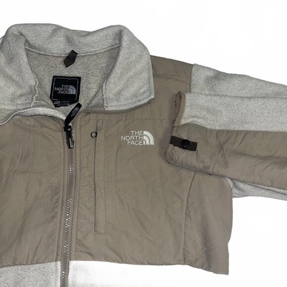 The North Face Denali Women's Medium Fleece Jacket Beige and Cream Coat M/M Ac6w - Picture 2 of 9